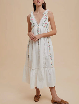 Summer Fields Embroidered Dress