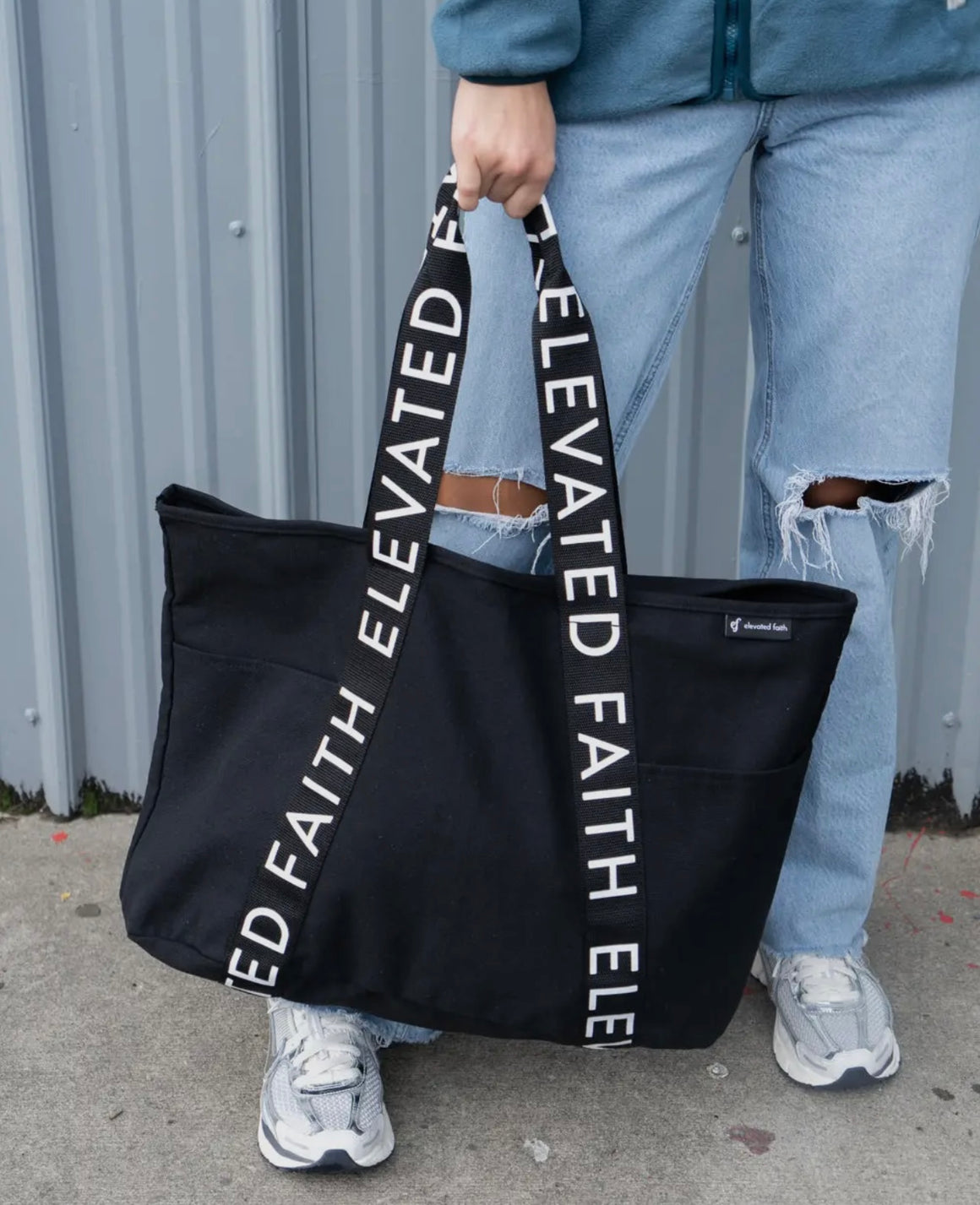 The Large Everyday Black Tote