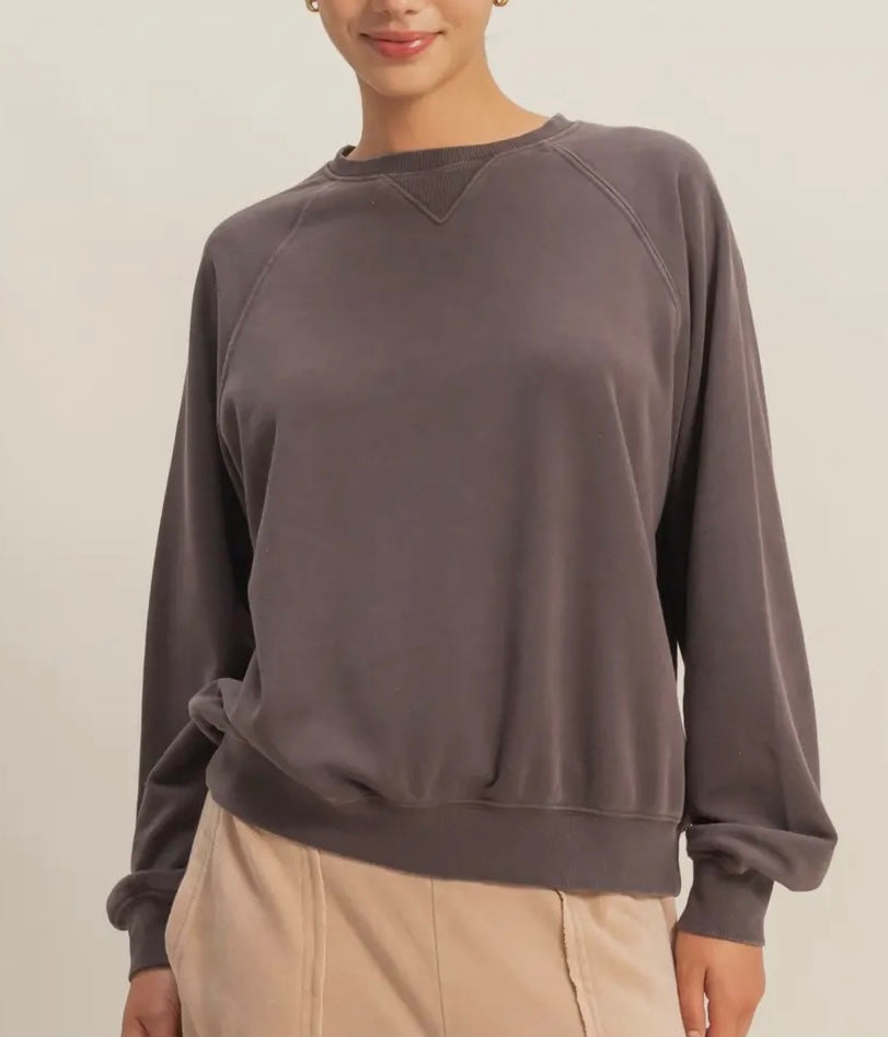 Graham Mineral Washed Sweatshirt (2 Colors)