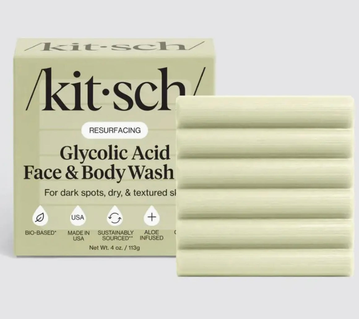 Kitsch Glycolic Acid Face & Body Wash Bar