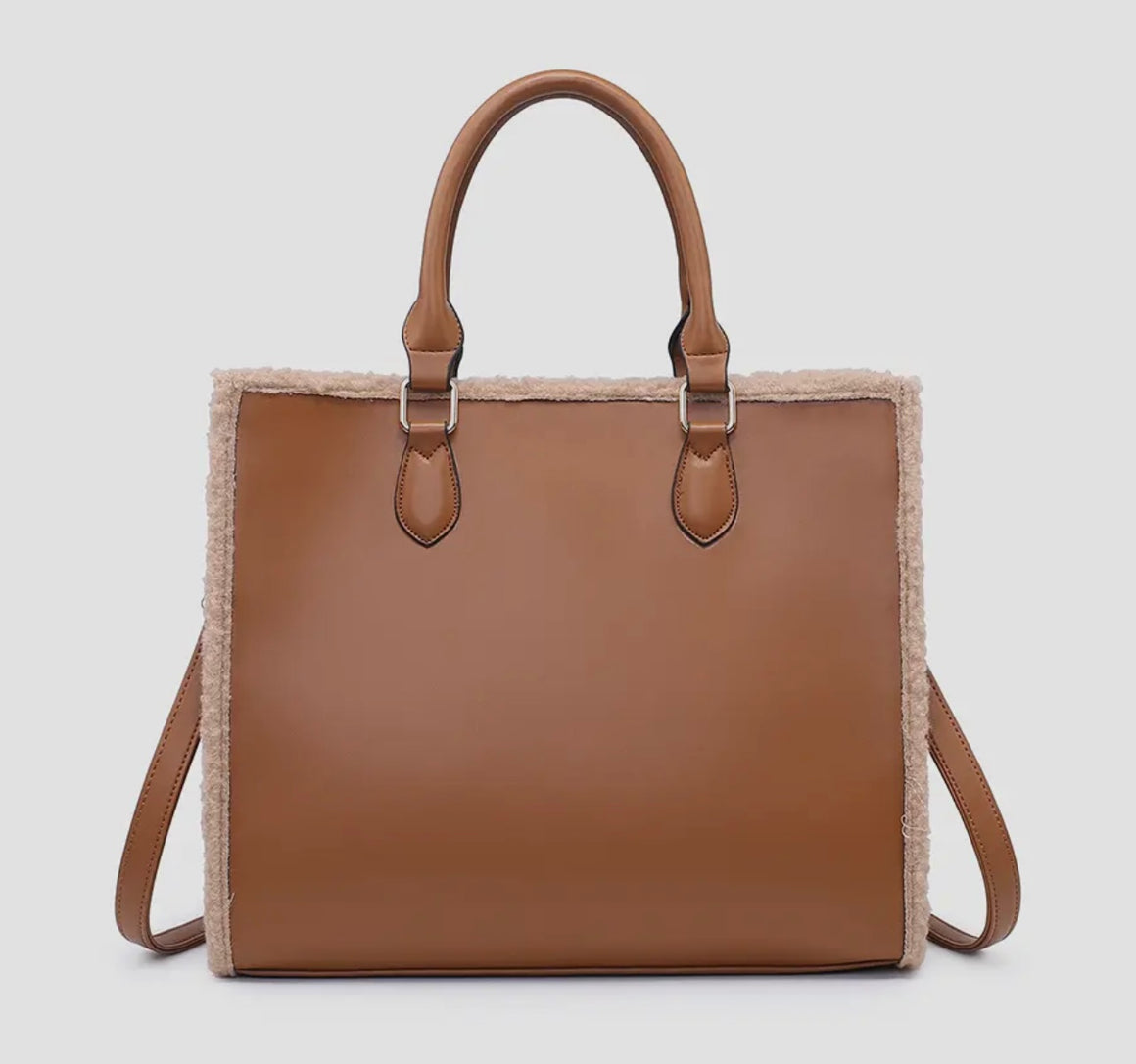 PBF Bevin Sherpa Trim Tote