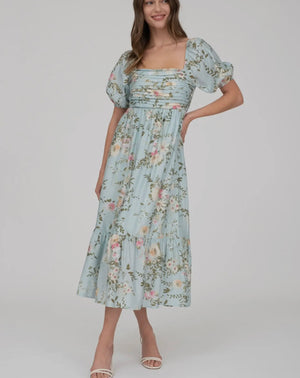 Aviva Mint Midi Dress