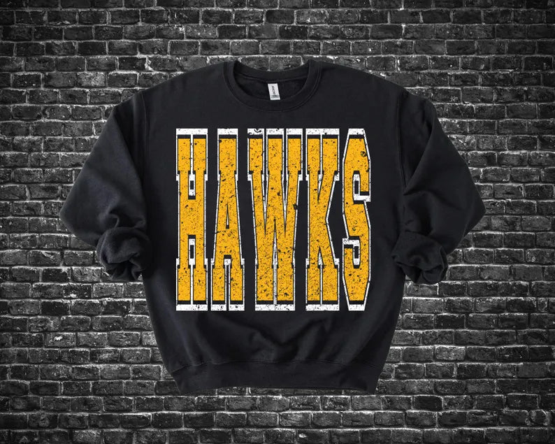 Hawks Bold Crewneck