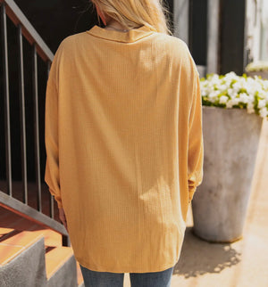 Steph Waffle Cardigan (2 Colors) Standard & Extended