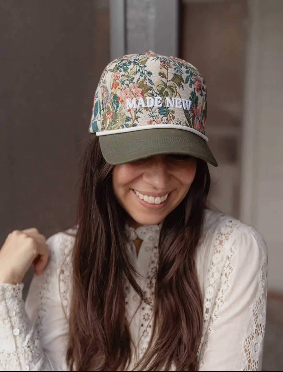 Made New Floral Tapestry Hat