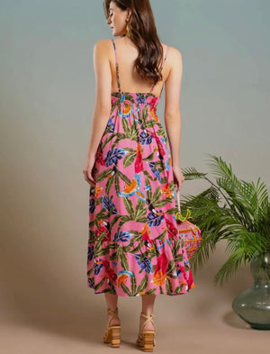 Maggie Floral Midi Dress