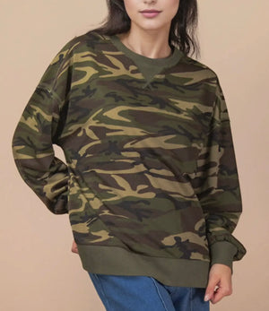 Dom Camo Print Top