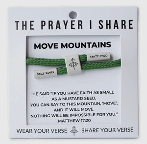The Prayer Share Christian Cord Bracelet (Multiple Options)
