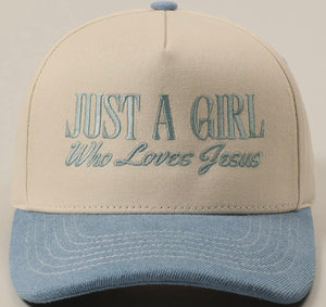 Just A Girl Who Loves Jesus Hat