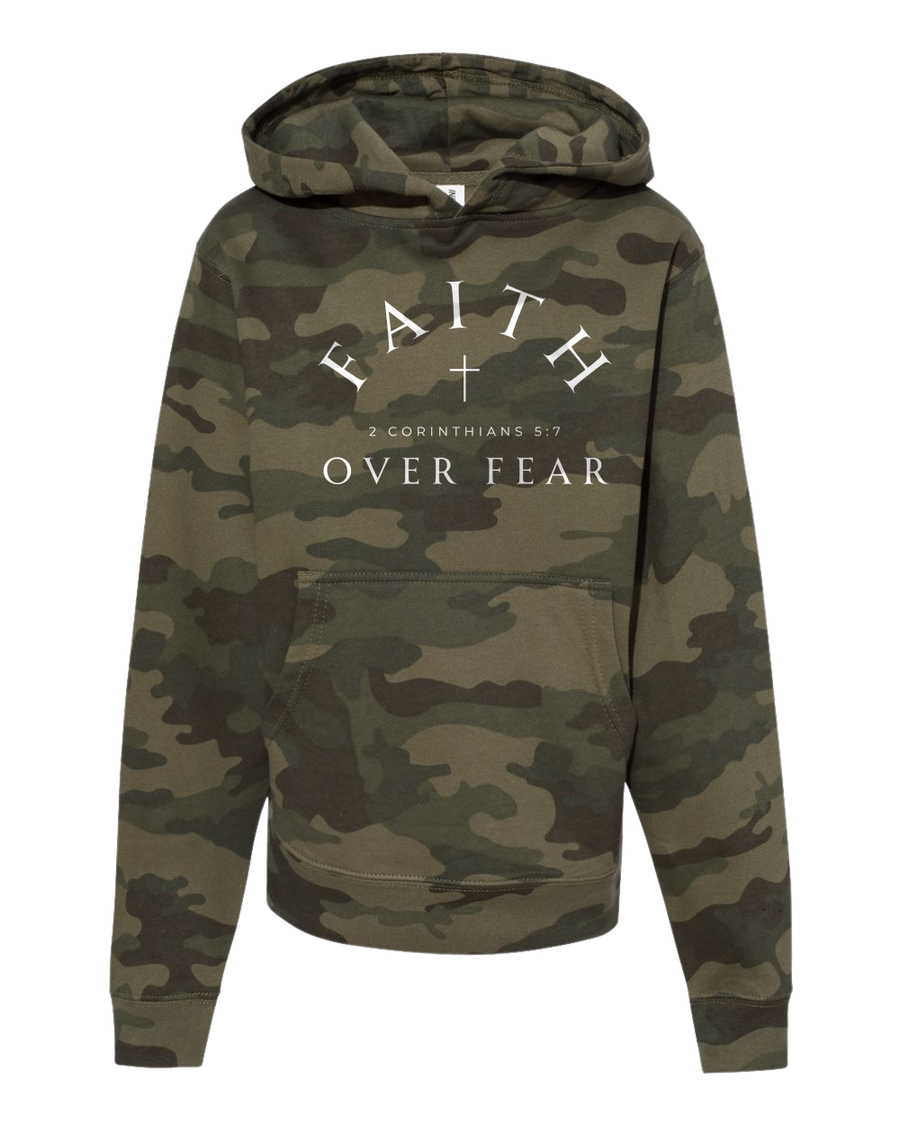 BT Faith Over Fear Cam Hoodie Youth & Adult Hoodie