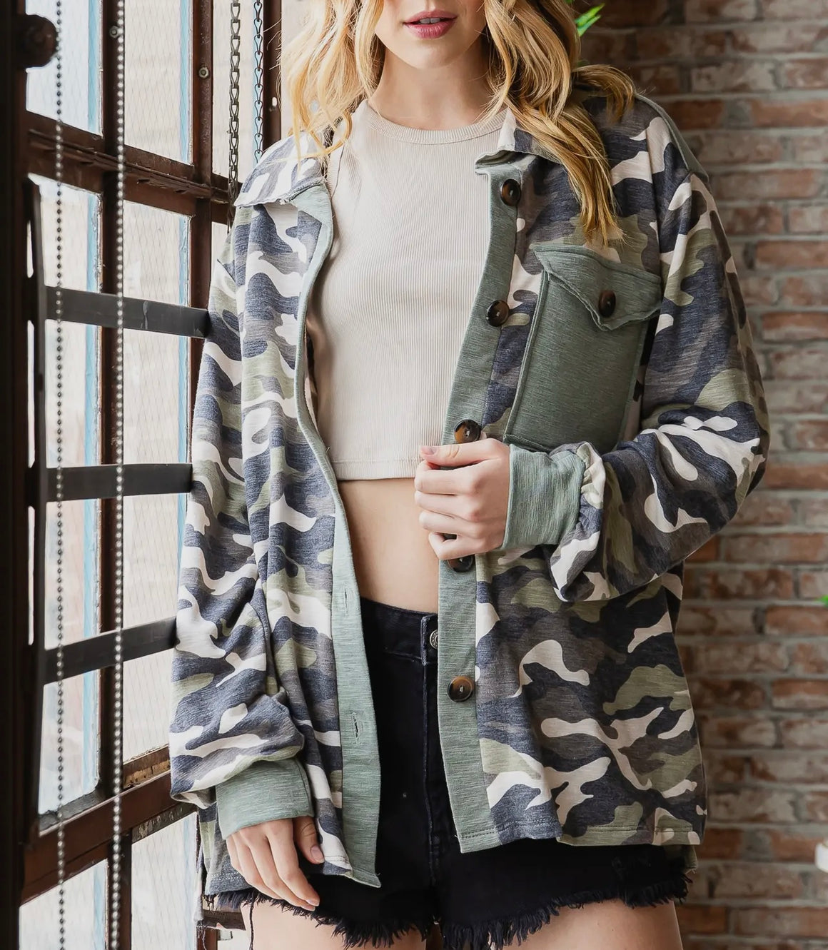 Mt. Zion Camo Lightweight Shacket