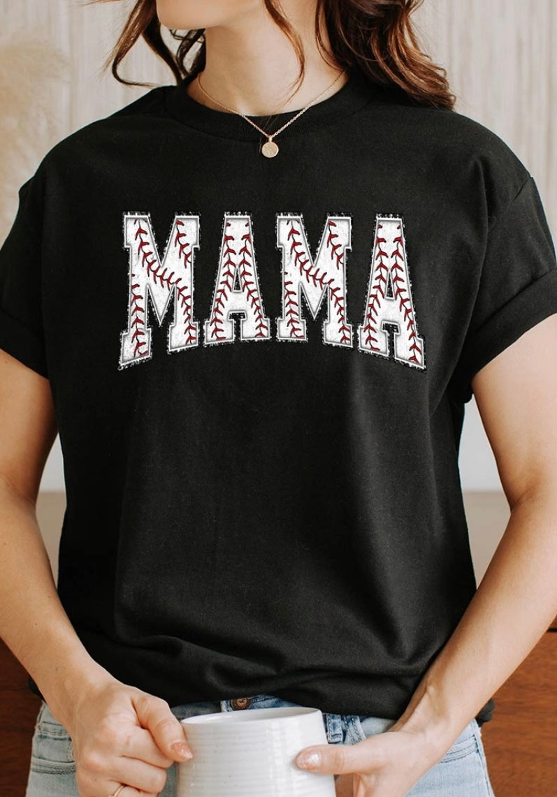 Mama Baseball Tee