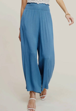 Nothing Compares Wide Leg Smocked Pant