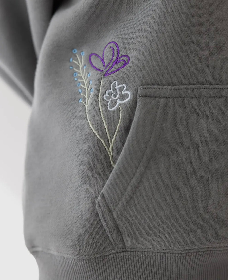 God's Still Working Kids Luxe Embroidered Hoodie