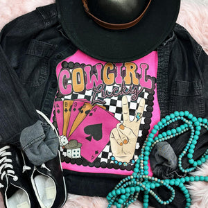 Cowgirl Lucky Graphic Tee