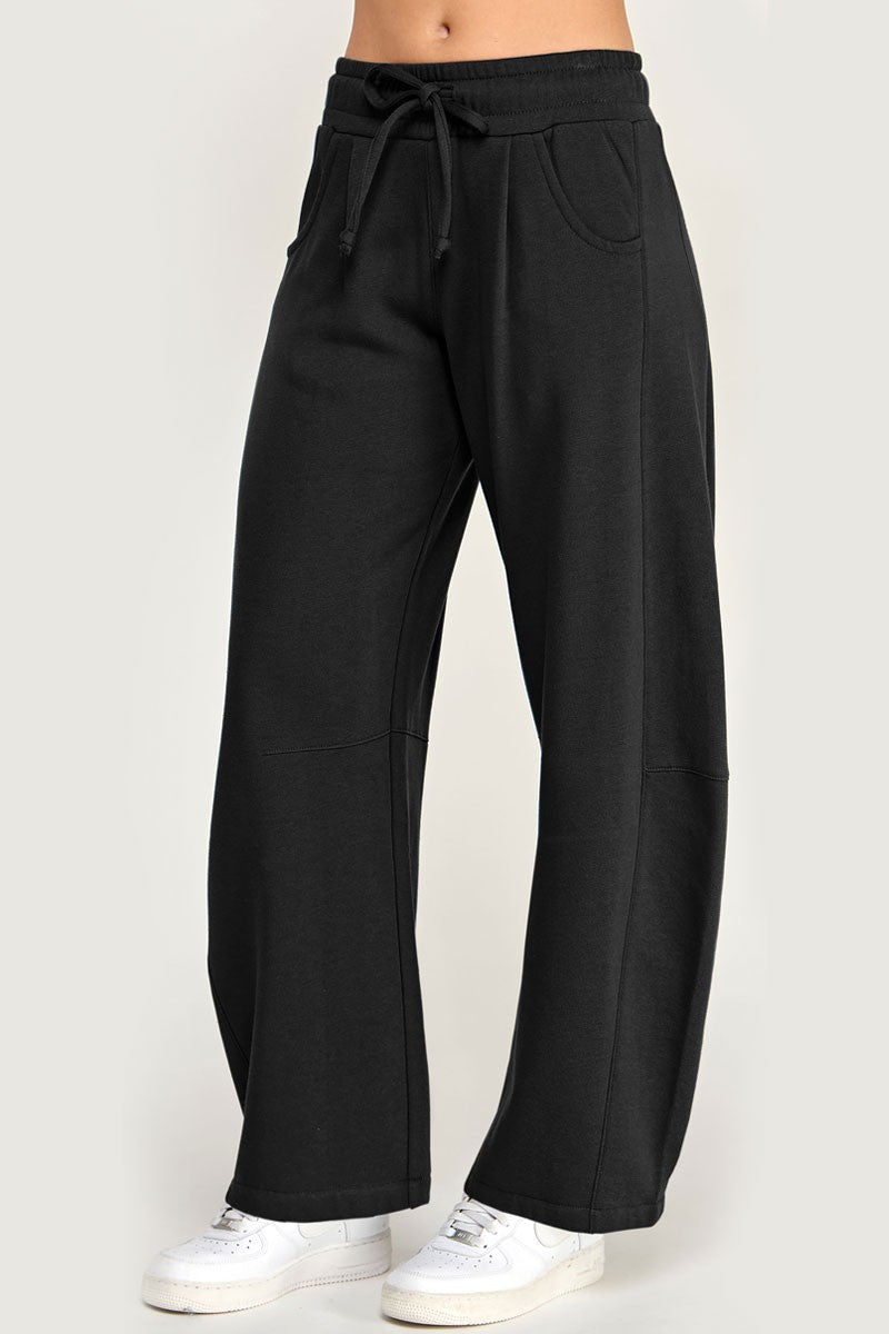 Need Them Barrel Leg Wide Sweatpants (2 Colors)