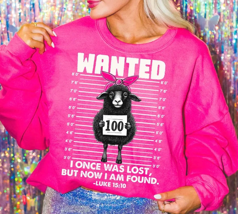 Wanted Once Lost But Now Found Crewneck
