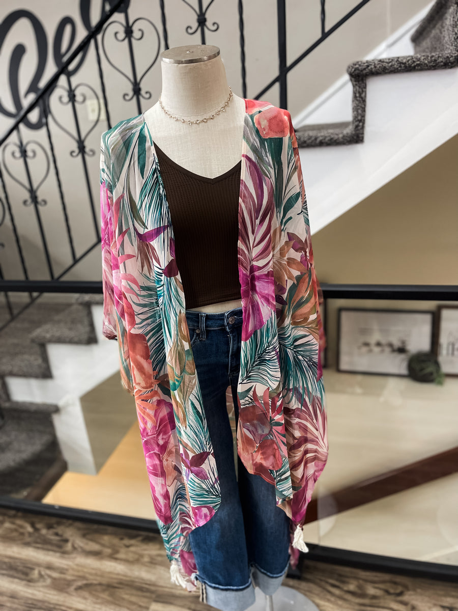 Paradise Bay Tropical Kimono