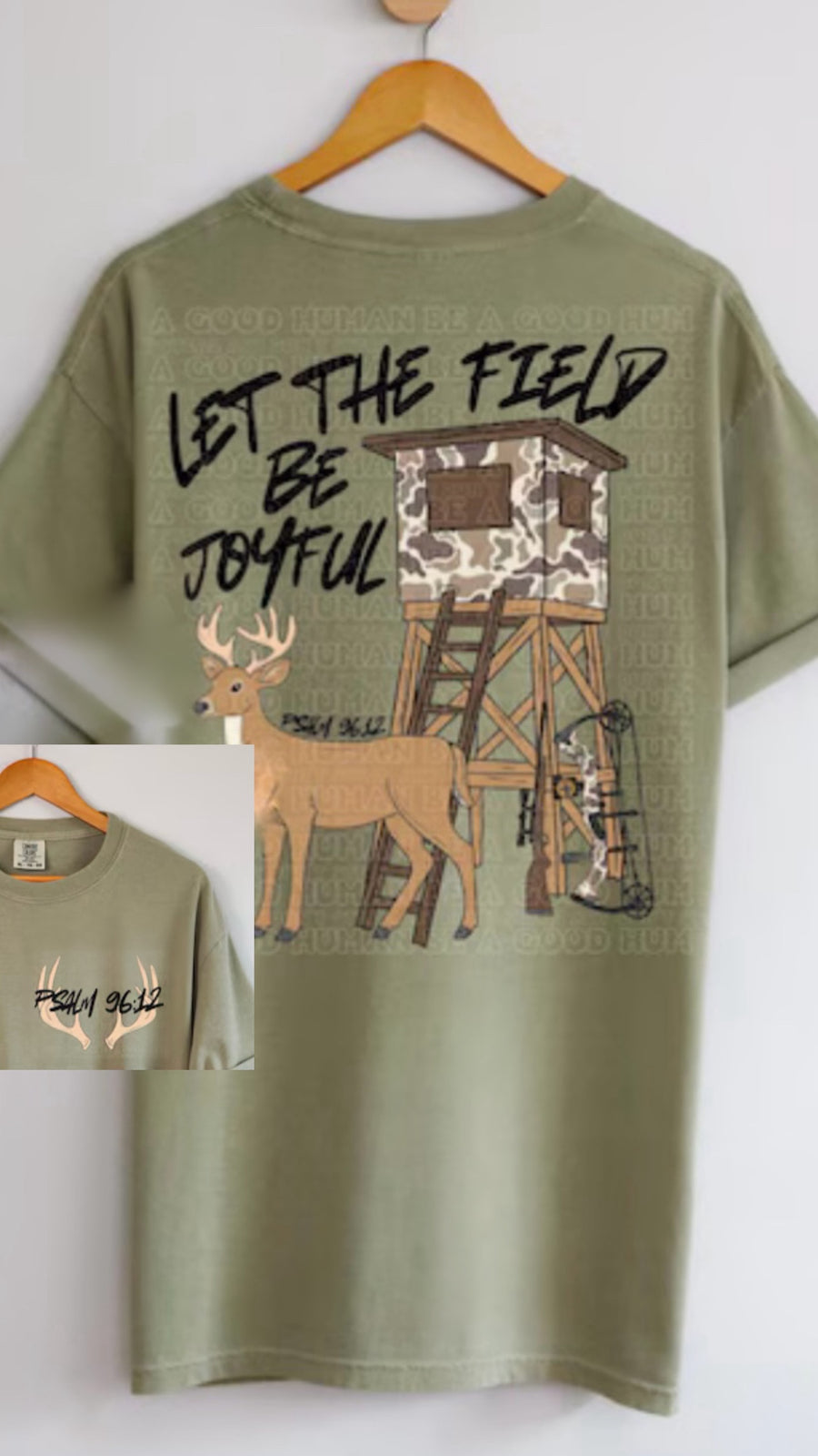 Let The Field Be Joyful Graphic Tee Or Crewneck (Youth & Adult)
