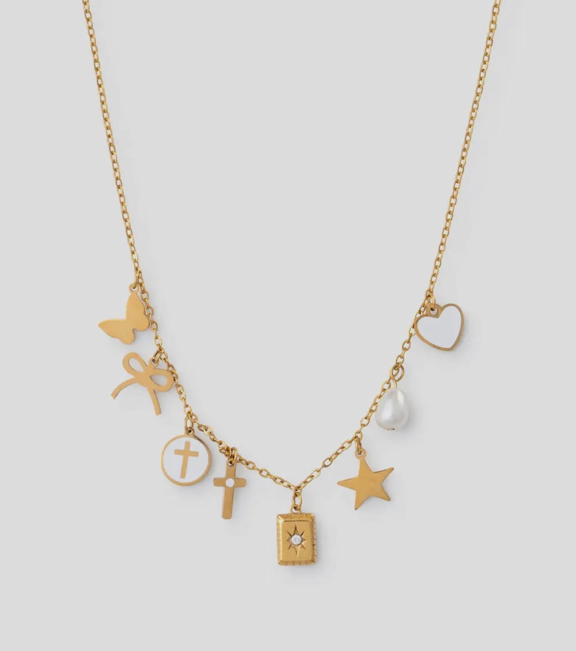 Trinity Transformation Charm Necklace