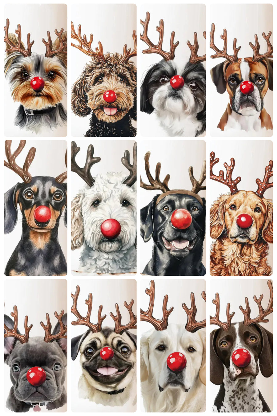 Custom Reindeer Dog Crewneck