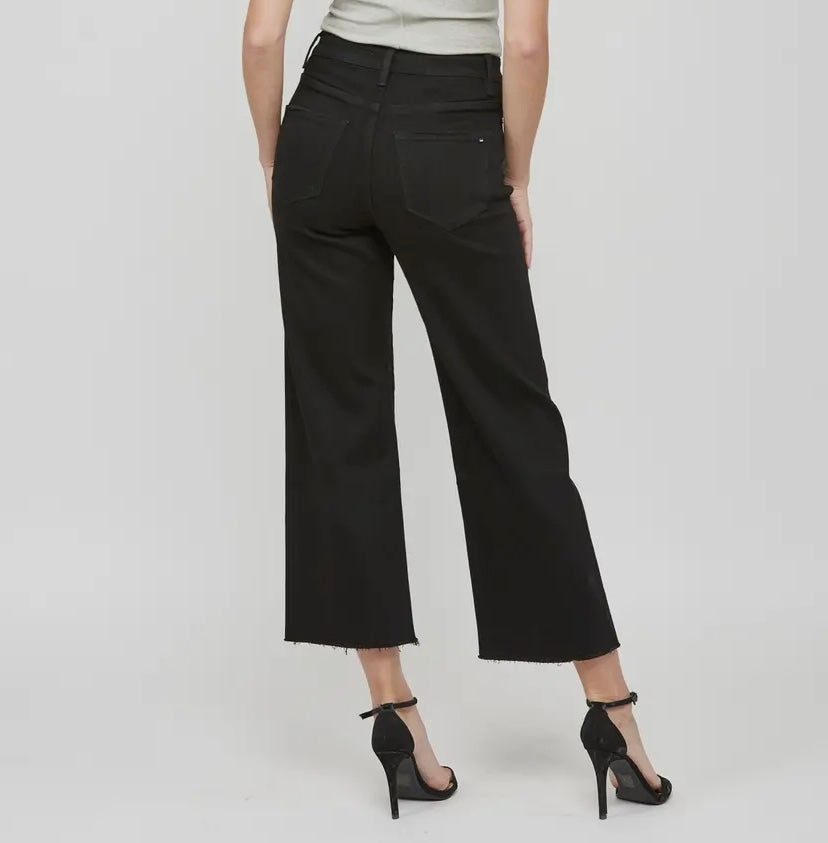 Clare Black Wide Leg Jean