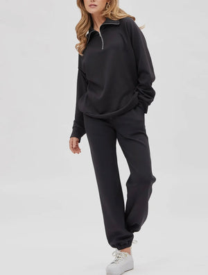 Travel Bound Quarter Zip + Jogger Modal Set (4 Colors)