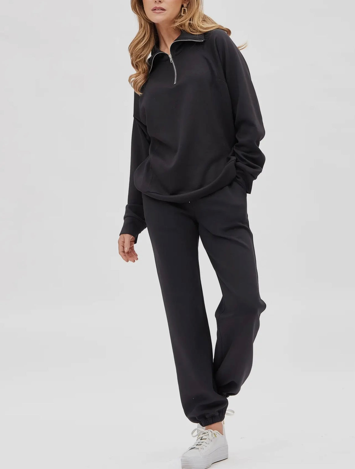 Travel Bound Quarter Zip + Jogger Modal Set (3 Colors)