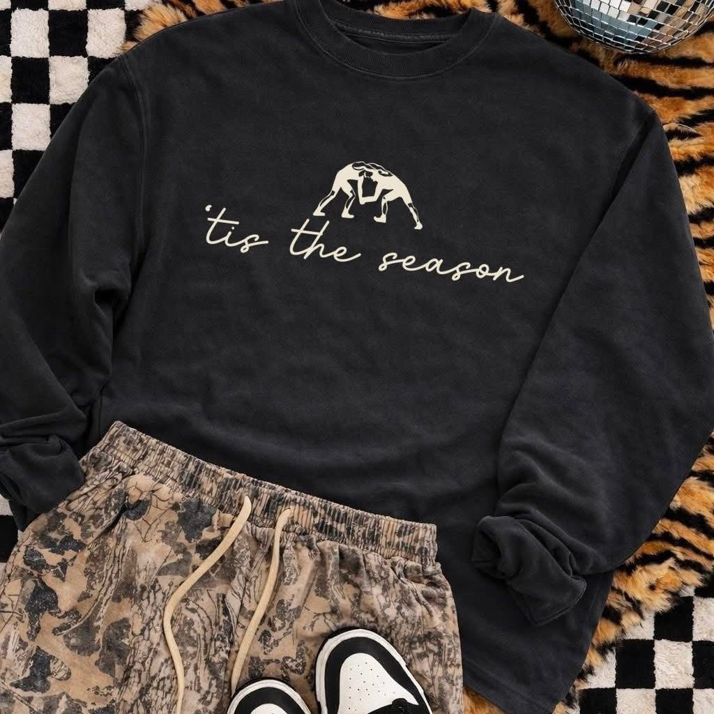 Tis The Season Wrestling Crewneck