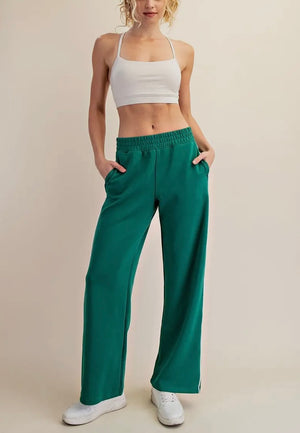 Rachel Modal Scuba Piping Side Stripe Pant