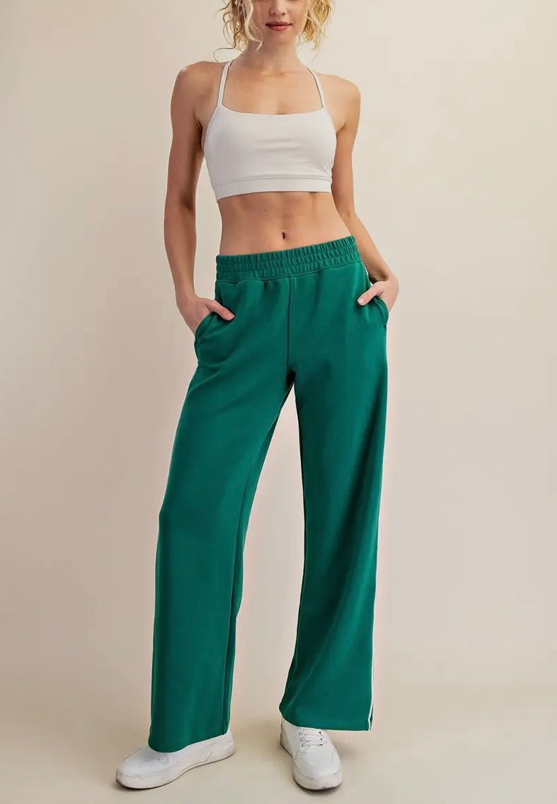 Rachel Modal Scuba Piping Side Stripe Pant