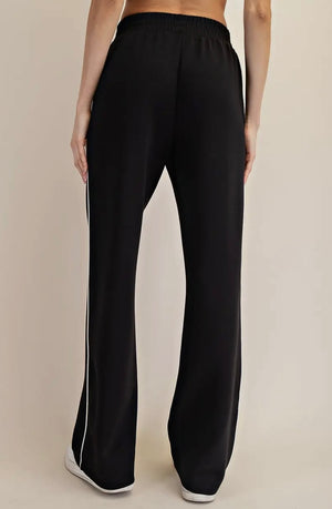 Rachel Modal Scuba Piping Side Stripe Pant