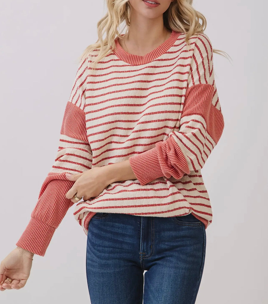 Lillian Stripe Top (3 Colors)