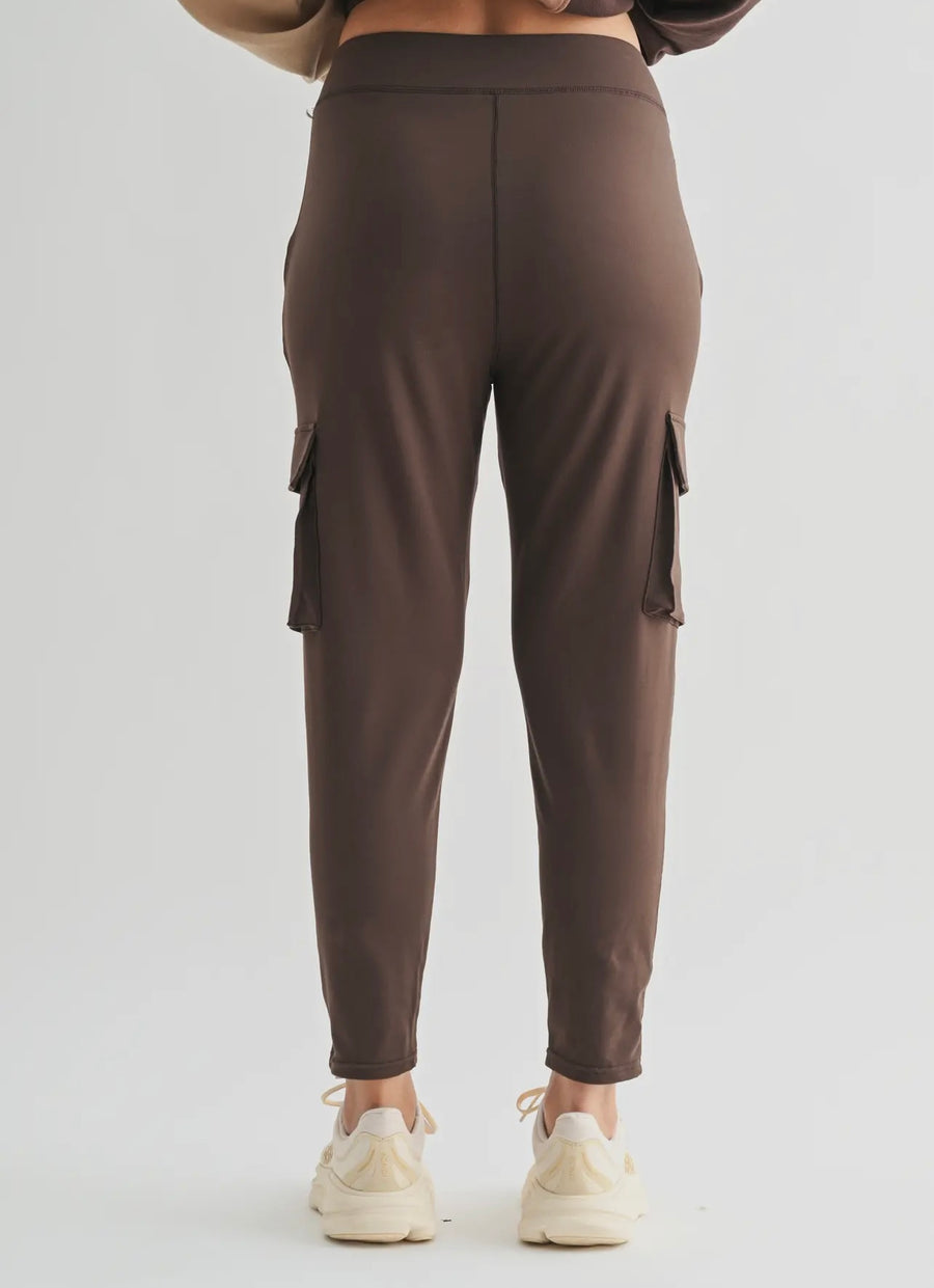Audrey Cargo Espresso Jogger