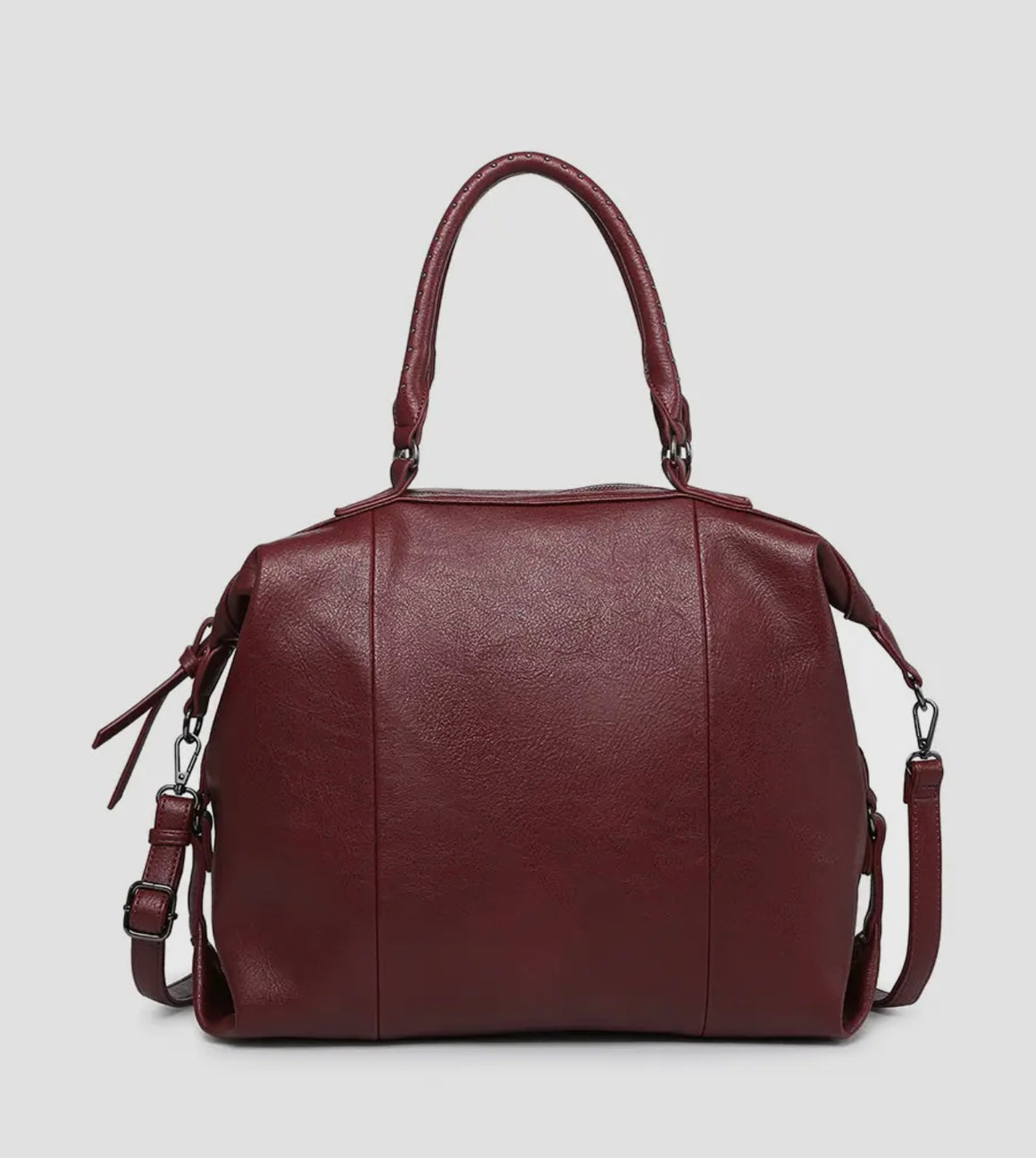 Indie Dual Handle Vegan Leather Tote/Strap Bag