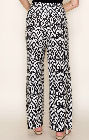 Not Like Us Geoprint Wide Leg Pant