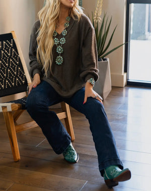 Rylan V Neck Tunic Top