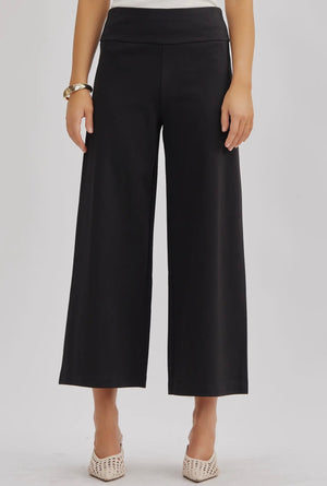 Magic Wide Leg Black Cropped Pant