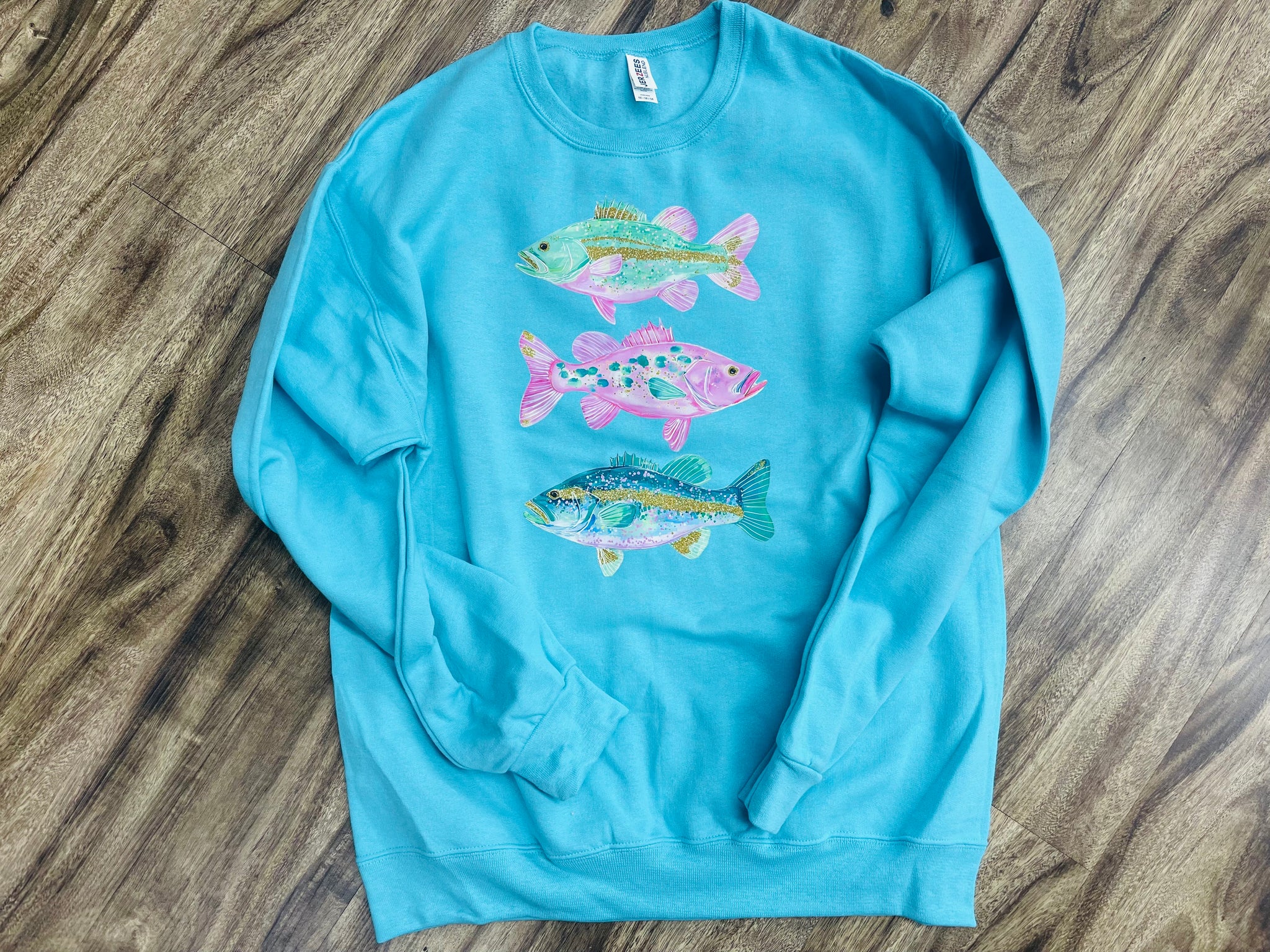 Fish Trio Crewneck