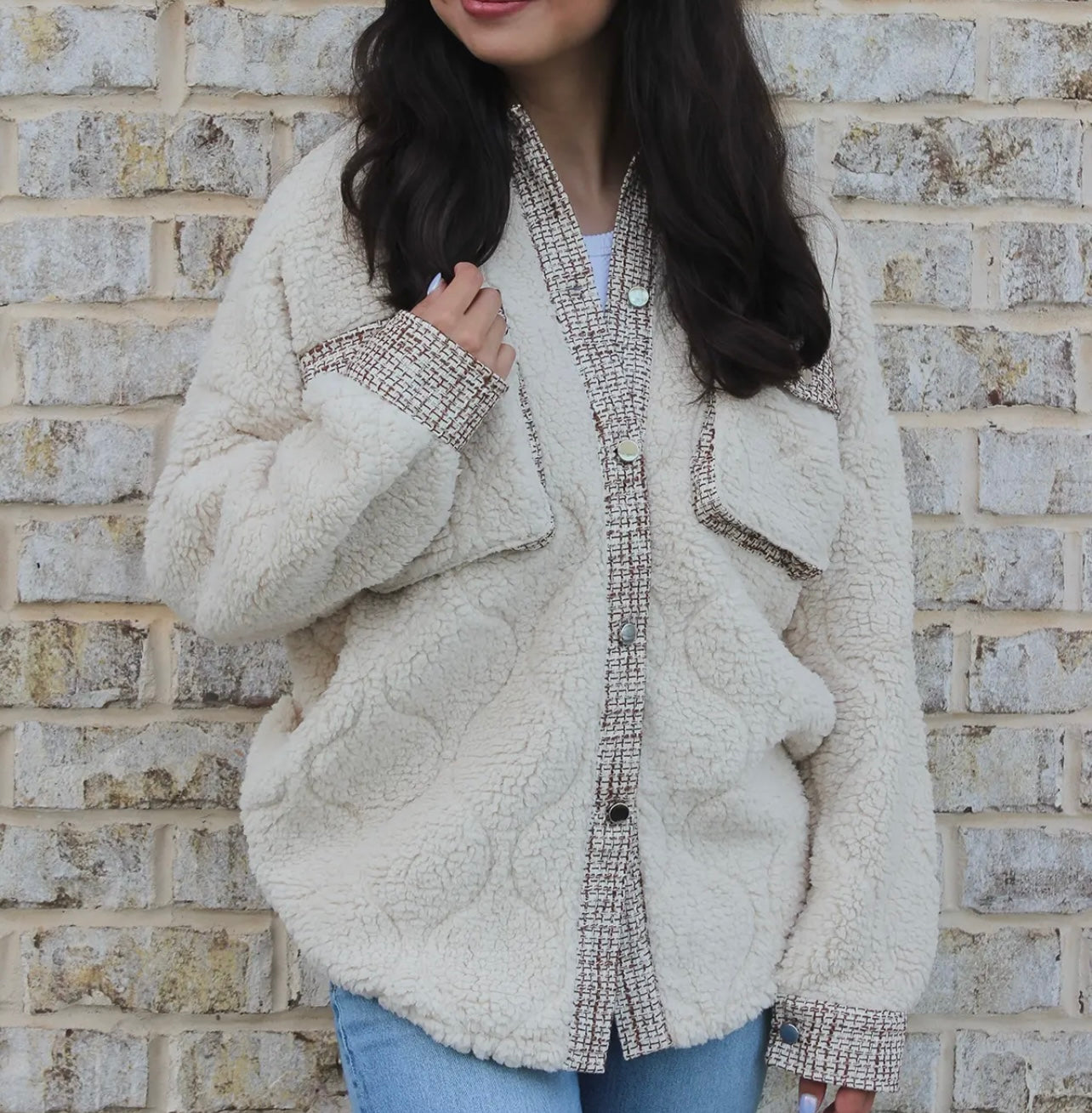 PBF Sherpa Tweed Shacket