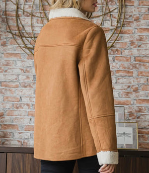 Family Stone Faux Suede Lined Jacket