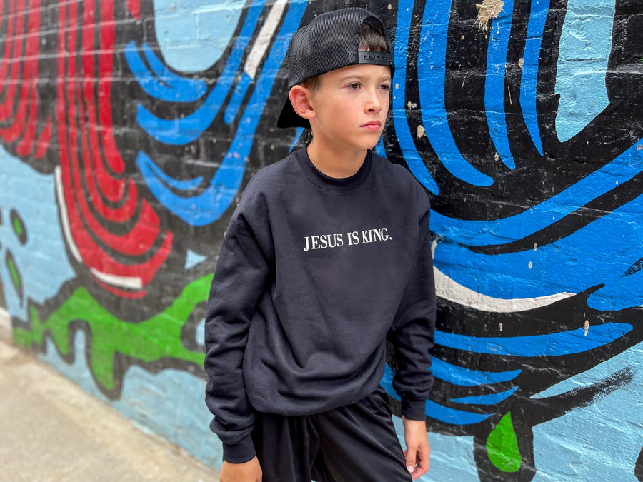 Jesus Is King Crew Sweatshirt
