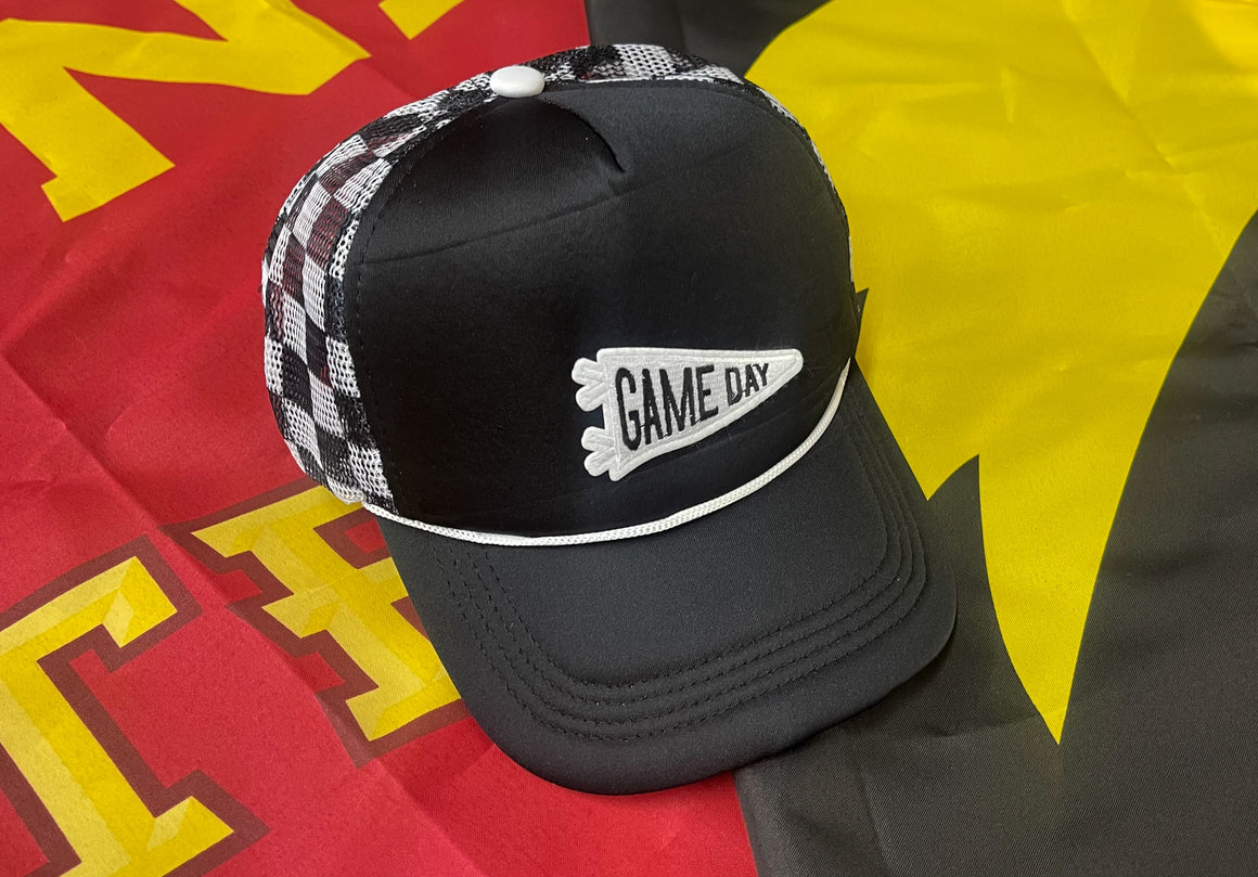 Game Day Checkered Hat