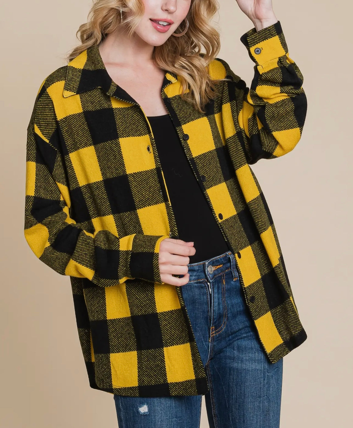 Hawkeye Plaid Button Down Shirt (Standard & Extended)