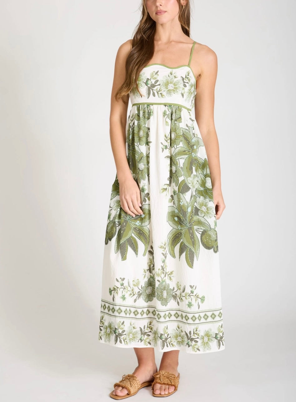 Megan's Bay Floral Patterned Dress