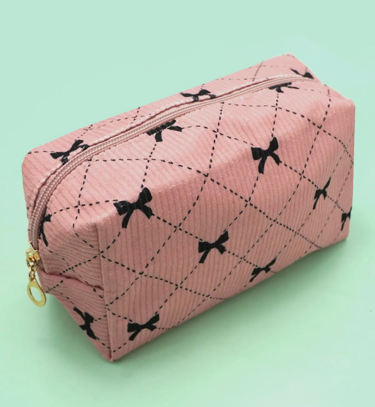 PF Pink & Bows Pouch Bag