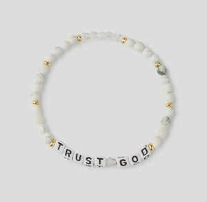 Trust God Letter Bracelet