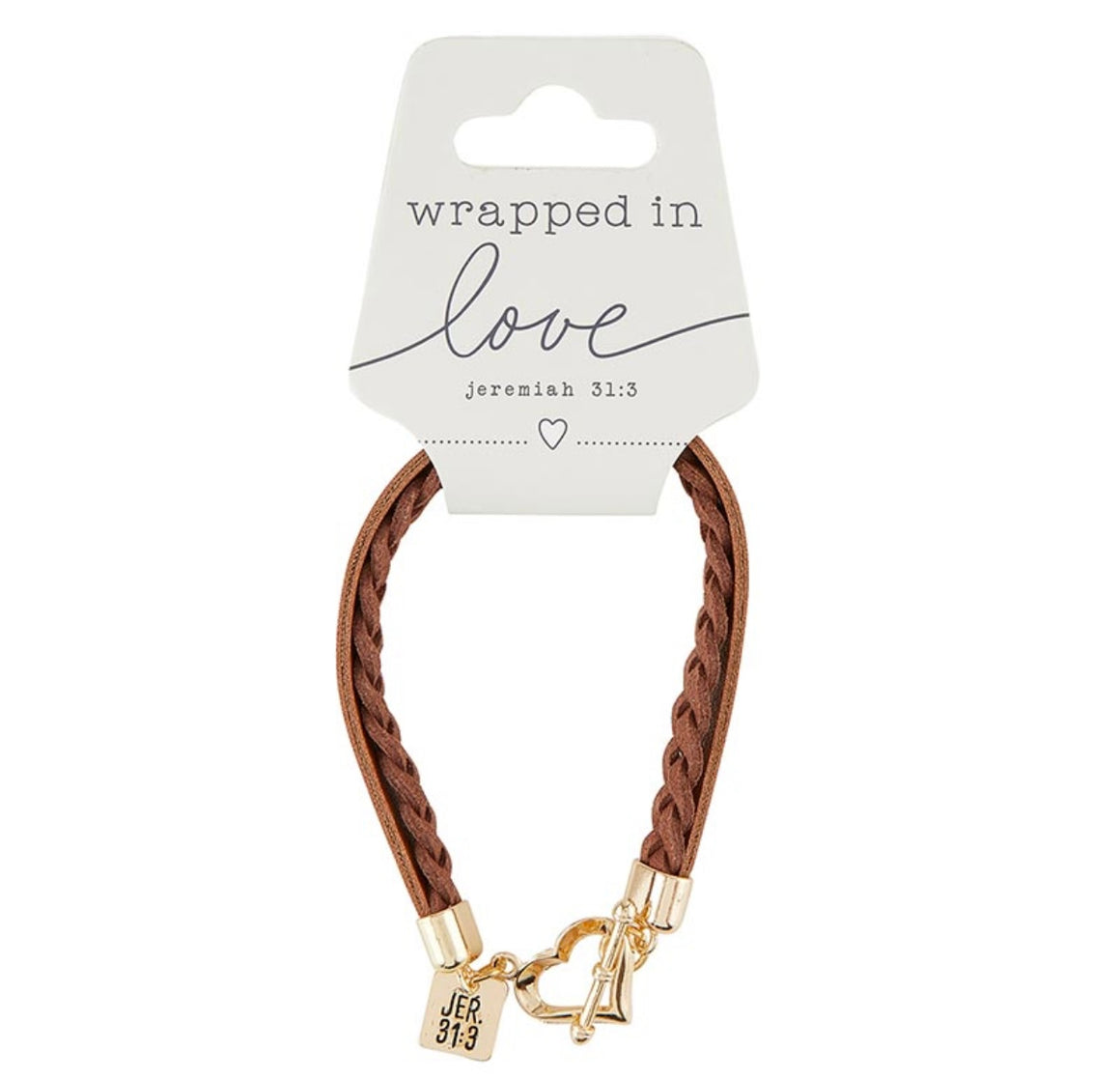 Wrapped In Love Heart Clasp Bracelet