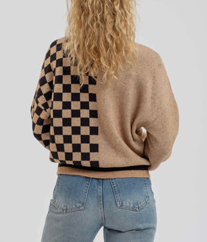 Bode Colorblock/Checkered Sweater