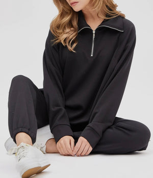 Travel Bound Quarter Zip + Jogger Modal Set (4 Colors)